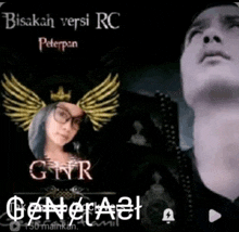 a picture of a man and a woman with the words bisakan versi rc