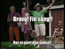 Bravo Fin Sång GIF - Bravo Fin Sång Har Ni Gjort Den Själva GIFs