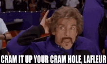 Cram It Up You Cram Hole Lafluer GIF - Cram It Up You Cram Hole Lafluer Talking GIFs