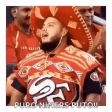 fan poncho niners 49ers