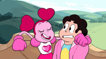 Steven Universe Happy GIF - Steven Universe Happy Pink GIFs