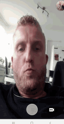 a man is taking a picture of himself with a camera