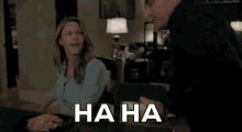 Jill Wagner Sarcastic Laugh GIF - Jill Wagner Sarcastic Laugh Hahaha Sarcastic GIFs