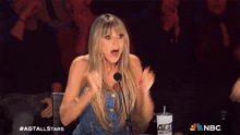 Screaming Heidi Klum GIF - Screaming Heidi Klum America'S Got Talent All-stars GIFs