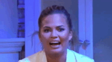 Freaked Out GIF - Ahh Freaked Out Chrissy Teigen GIFs