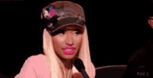 Nicki Minaj Force Smile GIF - Nicki Minaj Force Smile GIFs