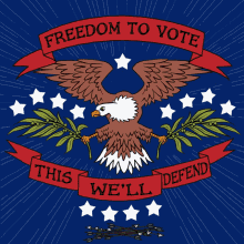 Freedom To Vote This We Defend GIF - Freedom To Vote This We Defend Veterans Day GIFs