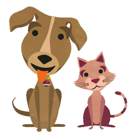 Cat And Dog Tasso Sticker - Cat And Dog Tasso Stickers