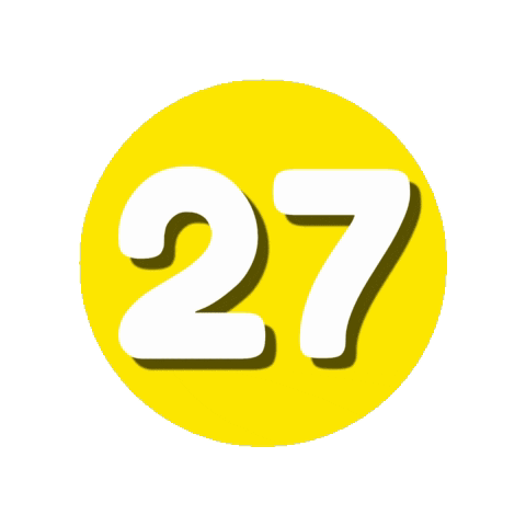 27 Sticker - 27 - Discover & Share GIFs