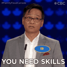 You Need Skills Family Feud Canada GIF - You Need Skills Ed Family Feud Canada GIFs
