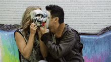 Hooking Up At Halloween Parties GIF - Supervillain Funny Masks GIFs