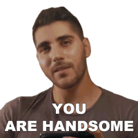 You Are Handsome Rudy Ayoub Sticker