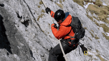Climbing Down Anthony Mackie Descends A Cliff Face GIF - Climbing Down Anthony Mackie Descends A Cliff Face Going Down GIFs