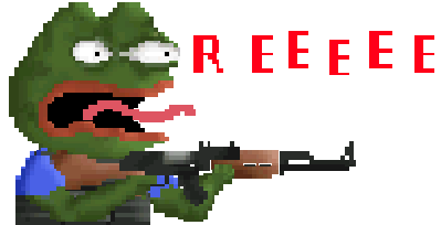 Rage Pepe Sticker - Rage Pepe Ree Stickers