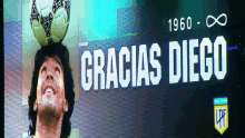 Gracias Diego Liga Profesional De Fútbol De La Afa GIF - Gracias Diego Liga Profesional De Fútbol De La Afa Diego Maradona GIFs