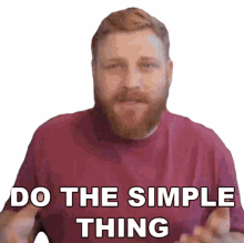 do the simple thing grady smith do the easy thing act on the simple thing