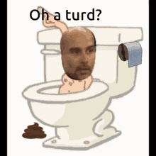 Oh A Turd Flush GIF - Oh A Turd Flush Toilet Bowl GIFs