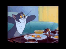 Tom And Jerry Eating GIF