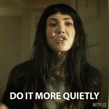 Do It More Quietly Jenny Green GIF - Do It More Quietly Jenny Green Dead Boy Detectives GIFs