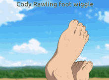 Cody Rawling Foot Wiggle GIF - Cody Rawling Foot Wiggle Fumetsu No Anata E GIFs