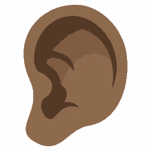ear joypixels hearing listening emoji