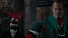 Shocked Pepe The King Prawn GIF - Shocked Pepe The King Prawn Muppets Haunted Mansion GIFs