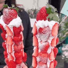 Parfait Foot Long Strawberry Tree Parfait GIF - Parfait Foot Long Strawberry Tree Parfait Strawberry GIFs