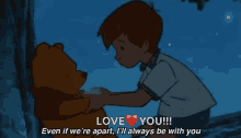 Apart Connected GIF - Apart Connected Winnie The Pooh GIFs