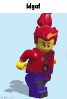 Idgaf Redson GIF - Idgaf Redson Lego Monkie Kid GIFs