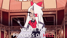 You'Re The Princess Of Hell Vaggie GIF - You'Re The Princess Of Hell Vaggie Hazbin Hotel GIFs