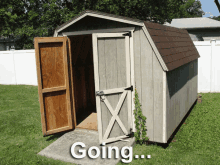 Shed GIF - Shed Gone Going Going Gone GIFs