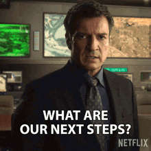 What Are Our Next Steps Cia Director GIF - What Are Our Next Steps Cia Director Nathan Fillion GIFs