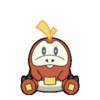 a cartoon character with a question mark and the word what above him