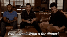 The Important Question GIF - Who Cares Whats For Dinner Moving On GIFs