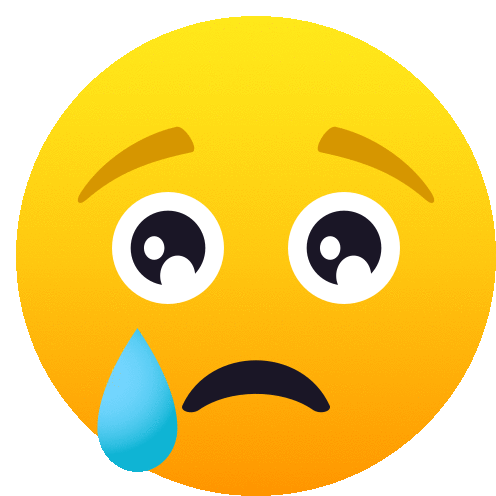 Crying Face People Sticker - Crying Face People Joypixels Stickers