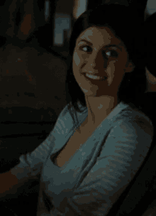 Alexandra Daddario GIF - Paige Smile Hall Pass GIFs