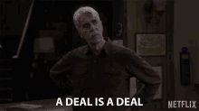A Deal Is A Deal Sam Elliott GIF - A Deal Is A Deal Sam Elliott Beau Bennett GIFs