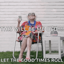 Celebrate Good Times GIF - Celebrate Good Times Old Woman GIFs