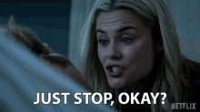Just Stop Okay Enough GIF - Just Stop Okay Enough Can You Not GIFs