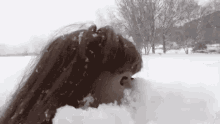 Snow Snow Day GIF - Snow Snow Day American Girl GIFs