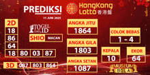 a poster for prediksi hong kong lotto on june 11th 2025