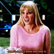 Glee Brittany Pierce GIF - Glee Brittany Pierce I Dont I Dont Know Who That Is GIFs