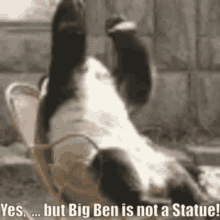 Yes But Big Ben Is Not A Statue GIF - Yes But Big Ben Is Not A Statue Panda GIFs