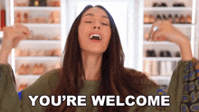 You'Re Welcome Shea Whitney GIF - You'Re Welcome Shea Whitney You Can Thank Me Now GIFs