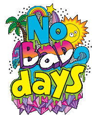 No Bad Days Sun Sticker - No Bad Days Sun Island Stickers
