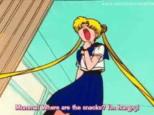 Sailormoon Usagi GIF - Sailormoon Usagi Snacks GIFs