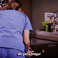 Greys Anatomy Meredith Grey GIF - Greys Anatomy Meredith Grey We Got A Fridge GIFs