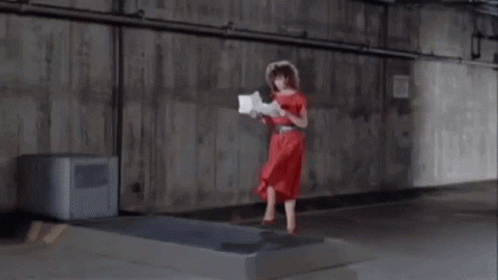The Woman Red Red Dress GIF - The Woman In Red Woman In Red Dress & Share GIFs