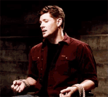 Dean Winchester Supernatural GIF - Dean Winchester Supernatural Tied GIFs