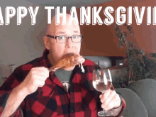 Happy Thanksgiving GIF - Happy Thanksgiving Turkeyleg GIFs